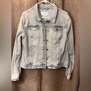 Time and Tru Women's Faded Blue Jean Jacket